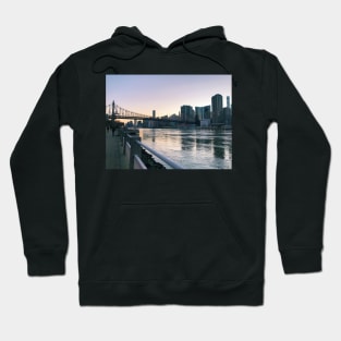 Roosevelt Island Bridge Sunset Hoodie